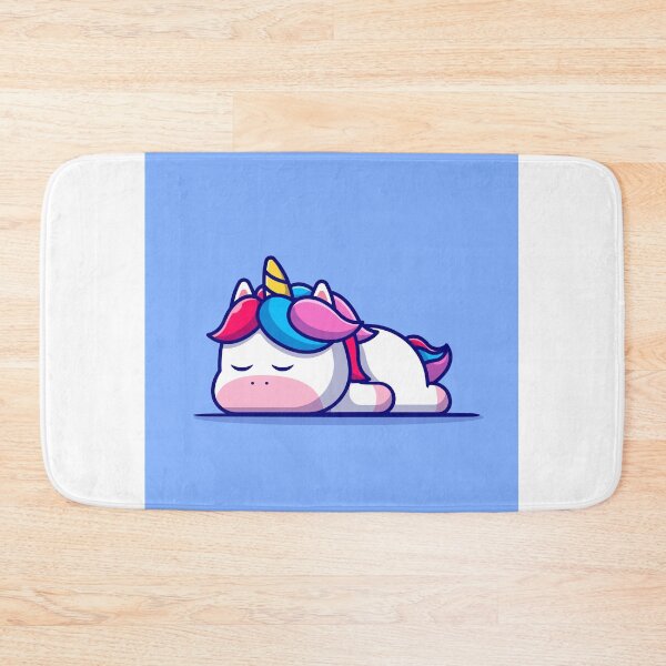 Item preview, Dreamland Reverie: Cute Sleeping Unicorn Cartoon Illustration designed and sold by hjian8219.