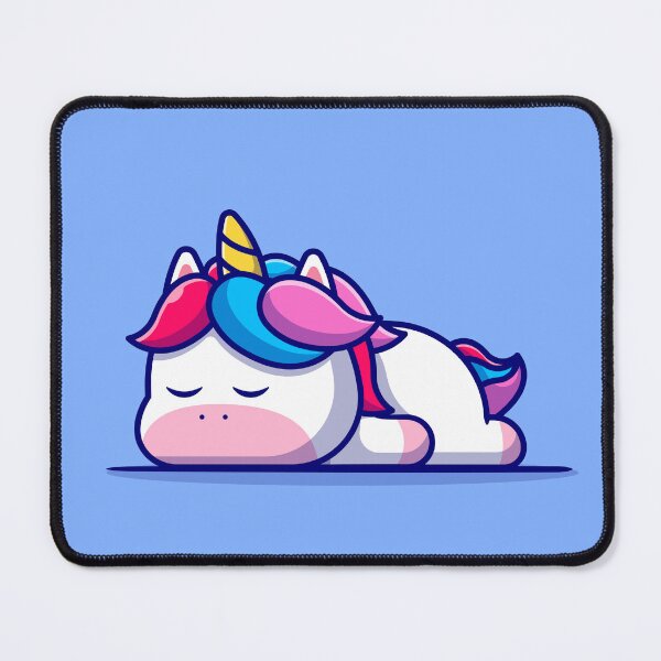 Item preview, Dreamland Reverie: Cute Sleeping Unicorn Cartoon Illustration designed and sold by hjian8219.
