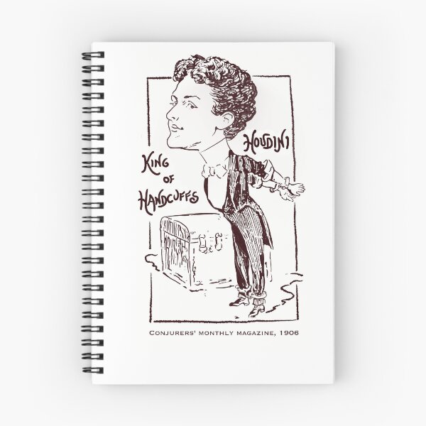 Item preview, Vintage Houdini Illustration  designed and sold by seaplain.