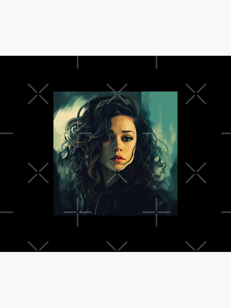Thumbnail 2 of 2, Duvet Cover, Orphan Black Fan Art 4 (Sarah Manning) designed and sold by AwesomeAiArt.