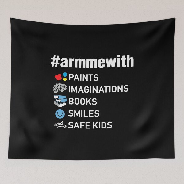 Item preview, Gun Control Teacher Shirt, Arm Me With Books designed and sold by BootsBoots.