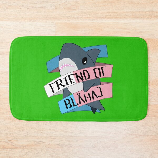 Item preview, Friend of Blahaj - Trans Banner designed and sold by JessicaKonopel.