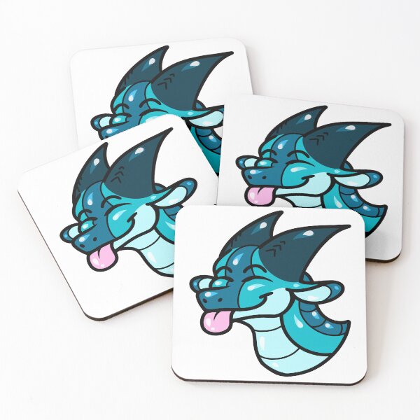Item preview, Cute Smiling Blue Dragon designed and sold by AJBcreates.
