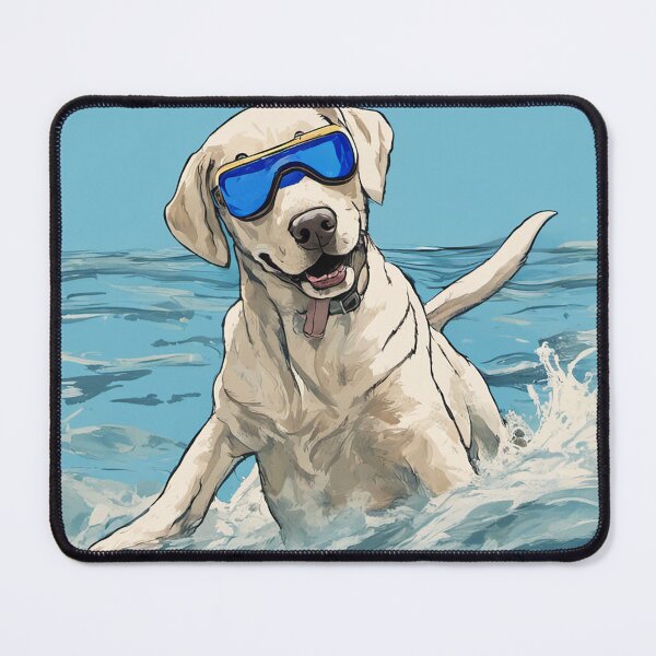 Item preview, Labrador Dive-In: Sun, Sea, and Swimming Goggles designed and sold by SAS-Designer.
