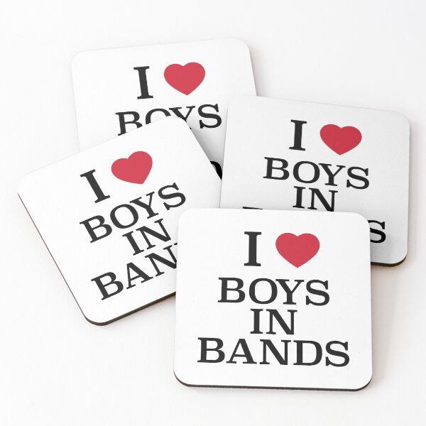 Item preview, I heart boys in bands designed and sold by verycoolandnice.