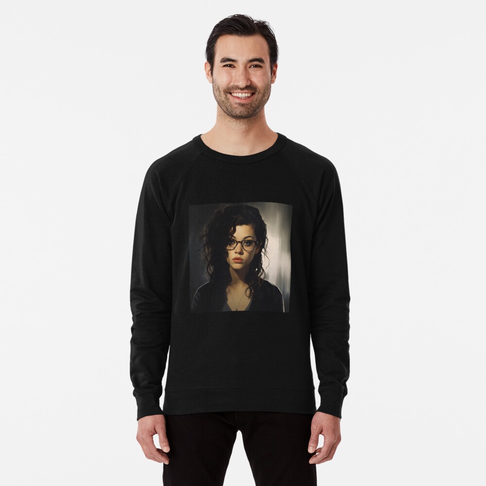 Item preview, Lightweight Sweatshirt designed and sold by AwesomeAiArt.