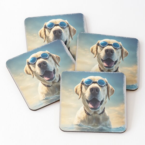 Item preview, Labrador Retriever Swimming Dog designed and sold by SAS-Designer.