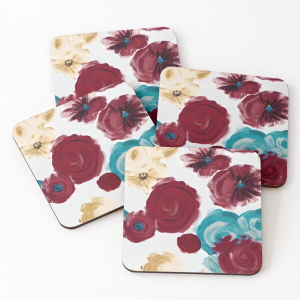 Item preview, Painted Floral Pattern designed and sold by Poetic Patterns Studio.