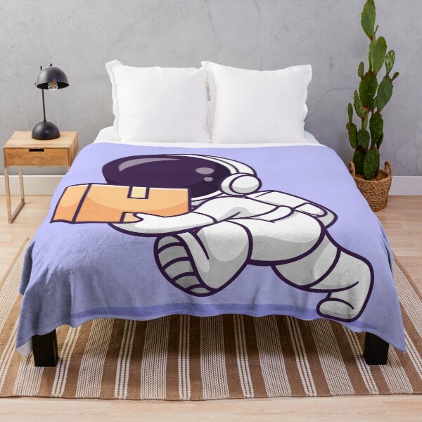 Item preview, Astro Delivery: Cute Astronaut with Delivery Package Cartoon Vector Icon designed and sold by hjian8219.