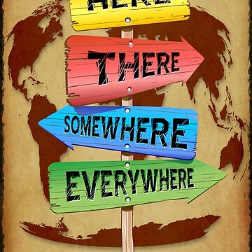 Artwork thumbnail, Directions Panels Wanderlust by BluedarkArt