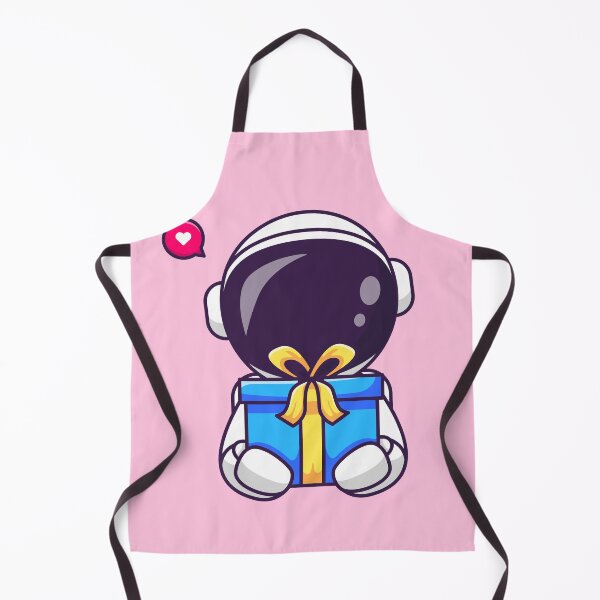 Item preview, Astro Giftbearer: Cute Astronaut with Gift Box Cartoon Vector Icon designed and sold by hjian8219.