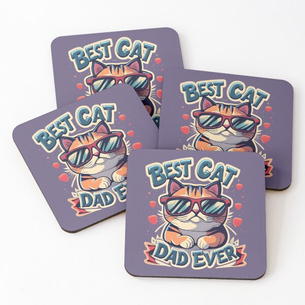 Item preview, Embracing Feline Love: Best Cat Dad Ever designed and sold by JackJazz.