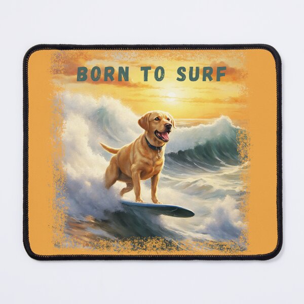 Item preview, Born to Surf, Surfing Dog designed and sold by SAS-Designer.