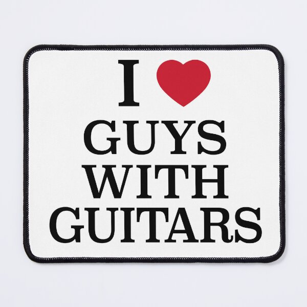 Item preview, I heart guys with guitars designed and sold by verycoolandnice.
