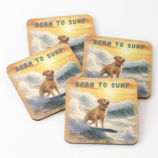 Item preview, Born to Surf, Surfing Dog designed and sold by SAS-Designer.