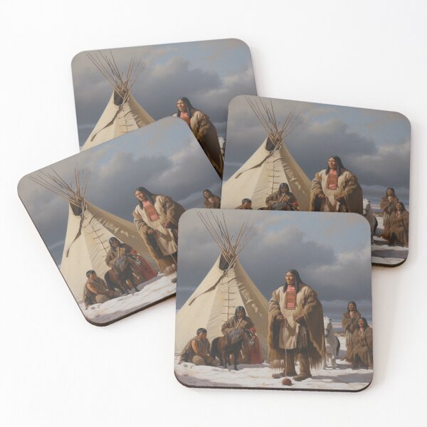 Item preview, Martian Family w Two Ponies in Winter designed and sold by Peter LOPEZ.