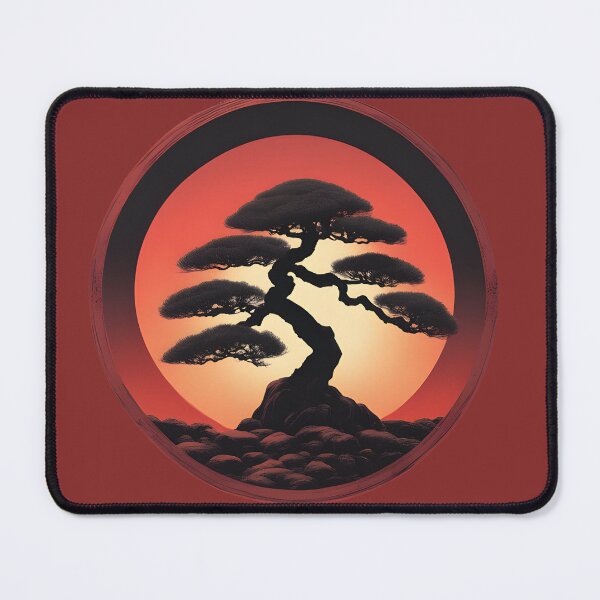 Item preview, Enso Circle and Bonsai Tree designed and sold by Gilby-Designs.