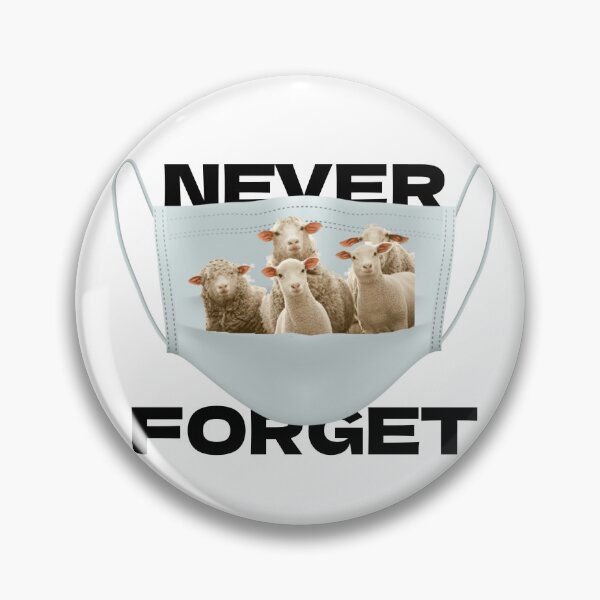 Item preview, NEVER FORGET THE MASK YOU SHEEP designed and sold by CRINGEWORTHY TEES.