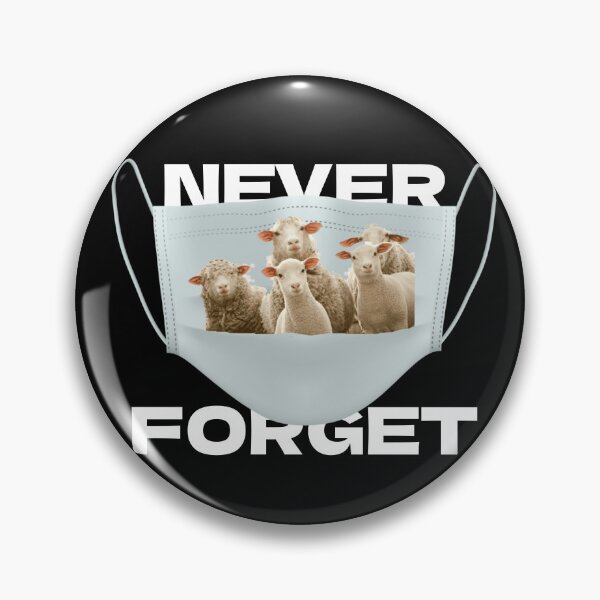 Item preview, NEVER FORGET THE MASK YOU SHEEP designed and sold by CRINGEWORTHY TEES.