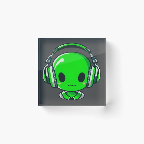 Item preview, Alien Cute Design Headphone designed and sold by YabaiArts.