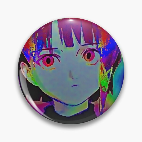 Item preview, Rainbow Vaporwave Serial Experiments Lain Design designed and sold by MerikuroCreates.