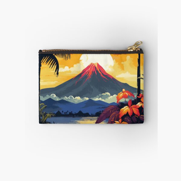 Item preview, A Pop Art Travel Print of the Arenal Volcano - Costa Rica  designed and sold by StudioRedKoala.