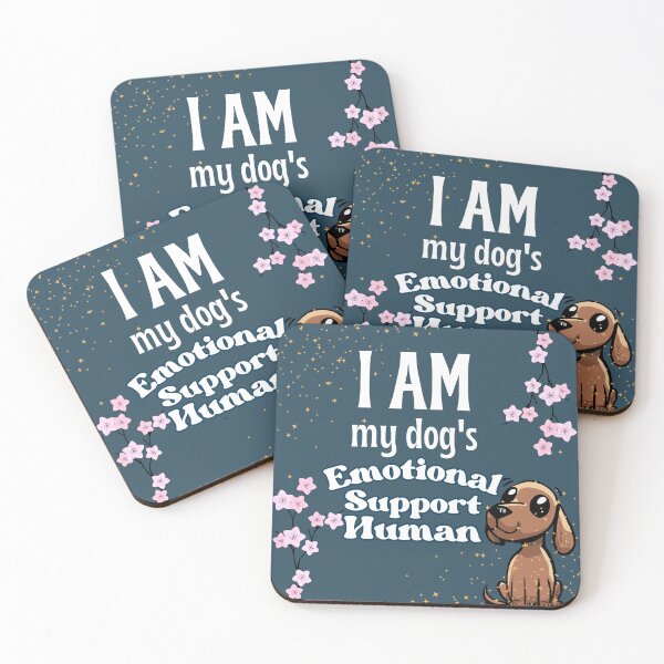 Item preview, My Dog's Emotional Support Human (Cherry Blossoms) designed and sold by RottenAppleShop.