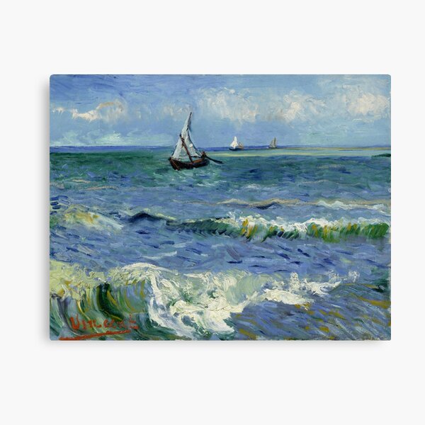 Item preview, Seascape by Vincent Van Gogh designed and sold by tomorrowsart.