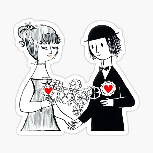 Item preview, The Lovers by Raymond Peynet designed and sold by LovableObjects.
