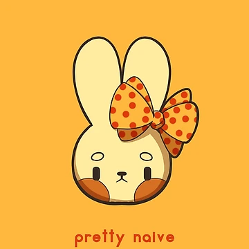 Artwork thumbnail, Pretty Naive Ribbon Rabbit by nicolob