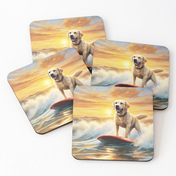Item preview, Surfing Labrador Dog, Sun and Sea designed and sold by SAS-Designer.