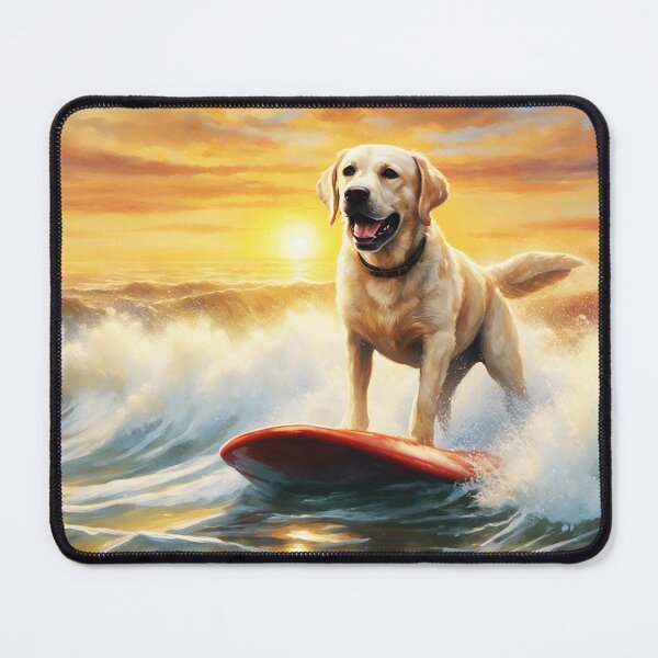Item preview, Surfing Labrador Dog, Sun and Sea designed and sold by SAS-Designer.
