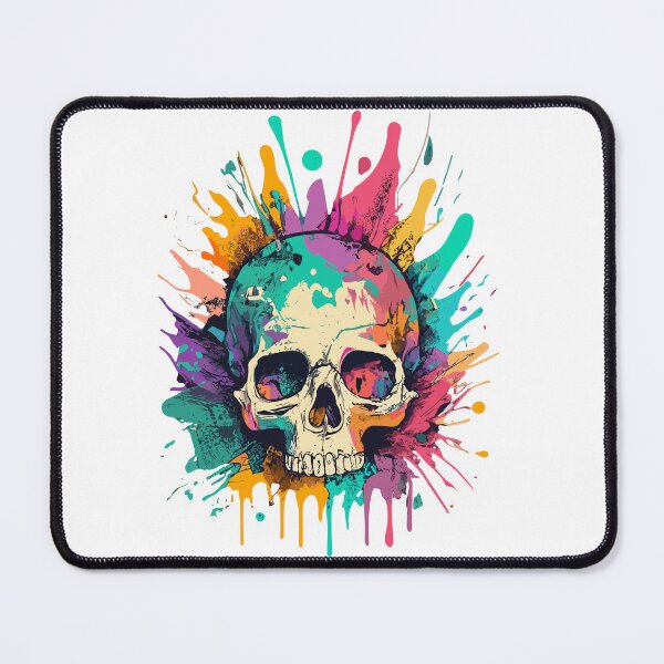Item preview, A skull in ink designed and sold by Natalia Kornilova.