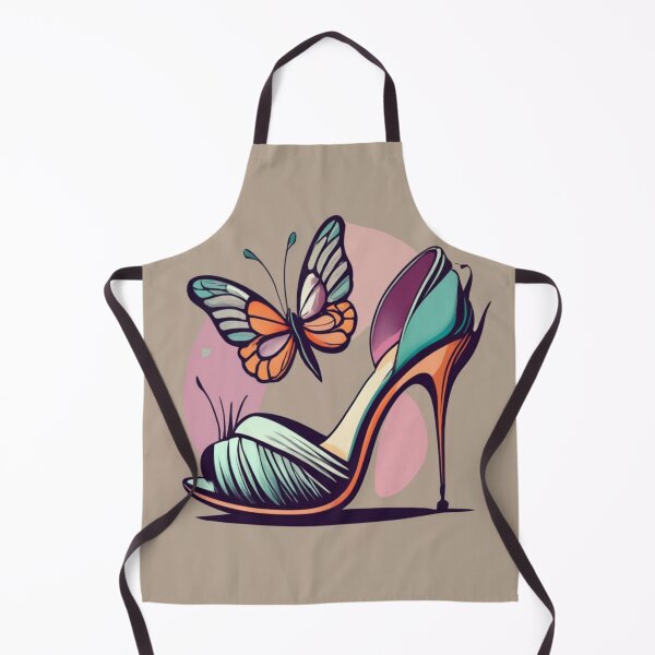 Item preview, Hand-drawn Butterfly Sandal with Pastel Logo designed and sold by alaa-mously.