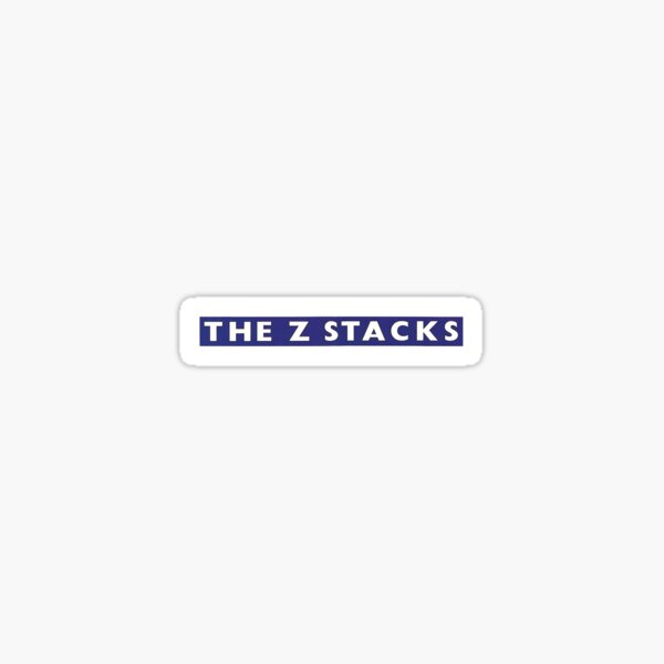 The Z Stacks Banner Sticker