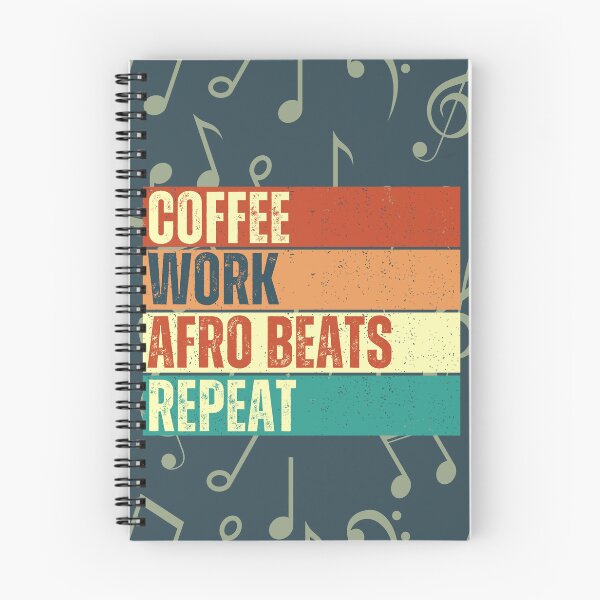 Item preview, Funny Retro Coffee and Afro Beats, Afro Beats Lovers designed and sold by MELOYADINA.