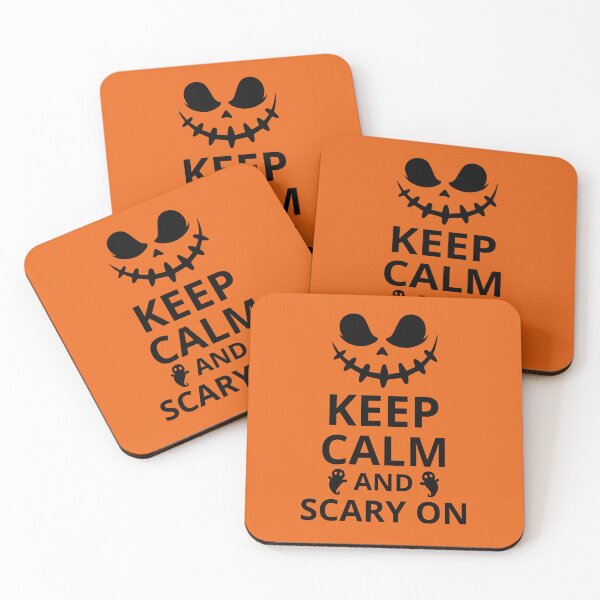 Item preview, Keep Calm And Scary On. Halloween Quote, Halloween Theme, Spooky Vibes designed and sold by DesignHouse07.