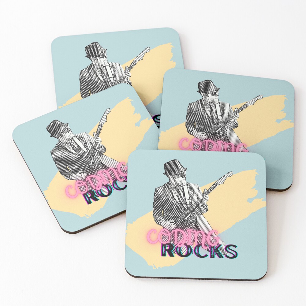 Item preview, Coasters (Set of 4) designed and sold by AI-Ts.