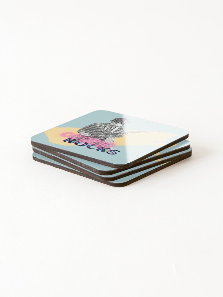 Thumbnail 4 of 5, Coasters (Set of 4), Coding Rocks! designed and sold by AI-Ts.