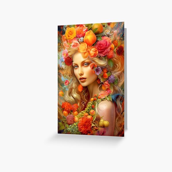 Item preview, Floral Fairy designed and sold by Red Witch Art.