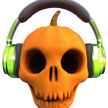 Artwork thumbnail, DJ Alien Pumpkin Skull by DJALCHEMY
