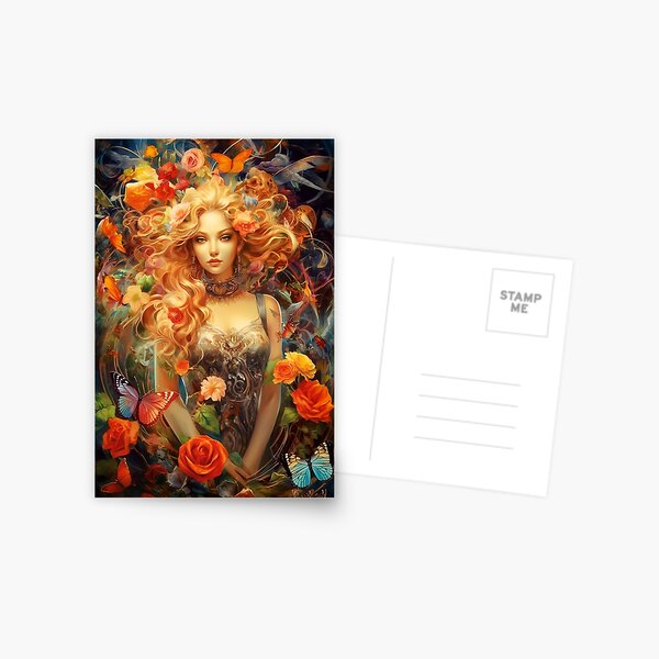 Item preview, Floral Fairy 12 designed and sold by Red Witch Art.