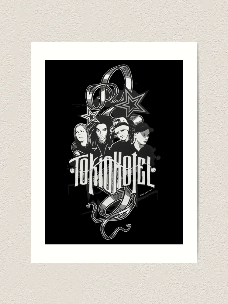 Tokio Hotel black Art Print for Sale by thibaultvonn