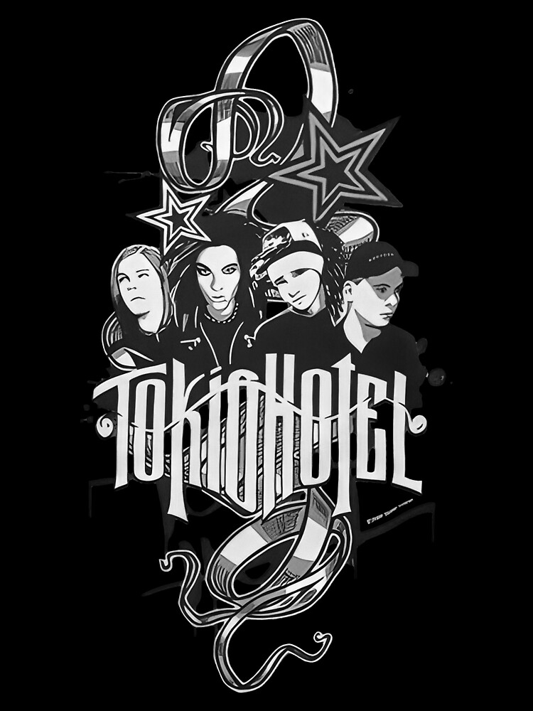 Tokio Hotel black Poster for Sale by thibaultvonn