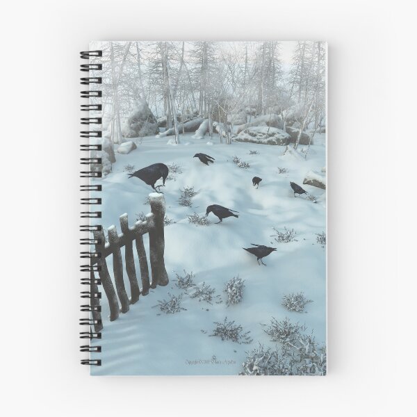 Item preview, Crows on the snow  designed and sold by Roberta Angiolani.