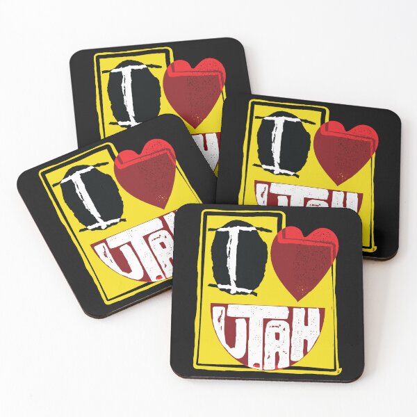 Item preview, I LOVE UTAH Smiling Happy Face designed and sold by pelagio.