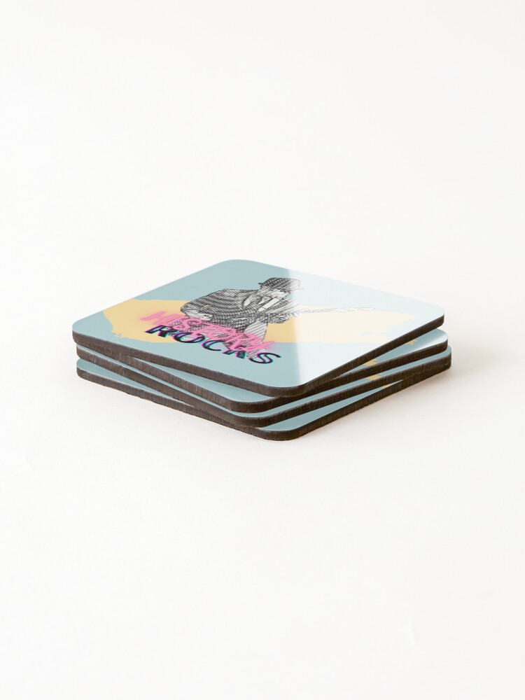 Thumbnail 4 of 5, Coasters (Set of 4), History Rocks! designed and sold by AI-Ts.