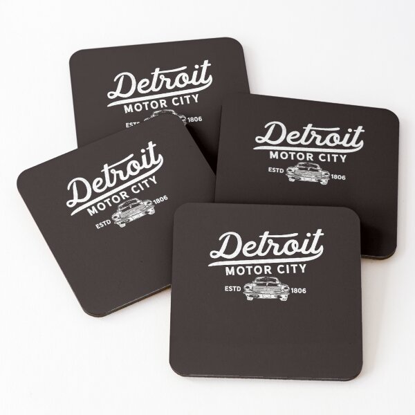 Item preview, Detroit Michigan Motor City Classic Vintage Retro Est 1806 Classic Car designed and sold by HAILECYPRIEN.
