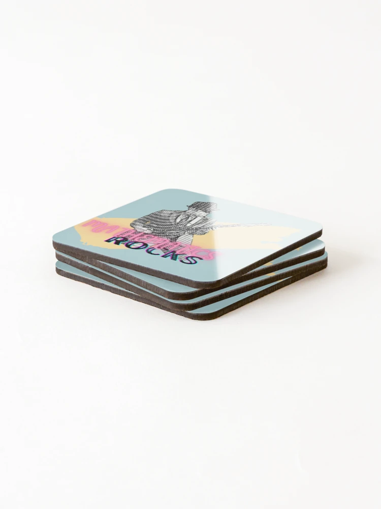 Thumbnail 4 of 5, Coasters (Set of 4), Mathematics Rocks! designed and sold by AI-Ts.