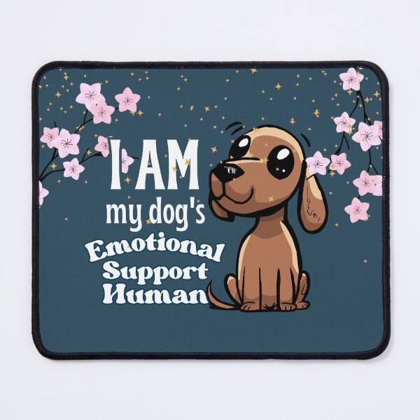 Item preview, My Dog's Emotional Support Human (Cherry Blossoms) designed and sold by RottenAppleShop.
